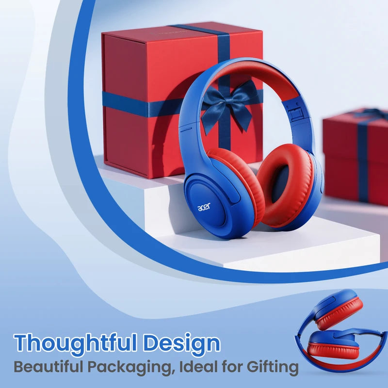 Kids Wired Headphones with Volume Limiter for School and Travel