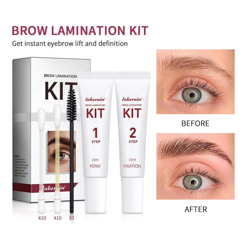 Semi-Permanent Lash & Brow Lamination Kit for Eyelashes and Brows