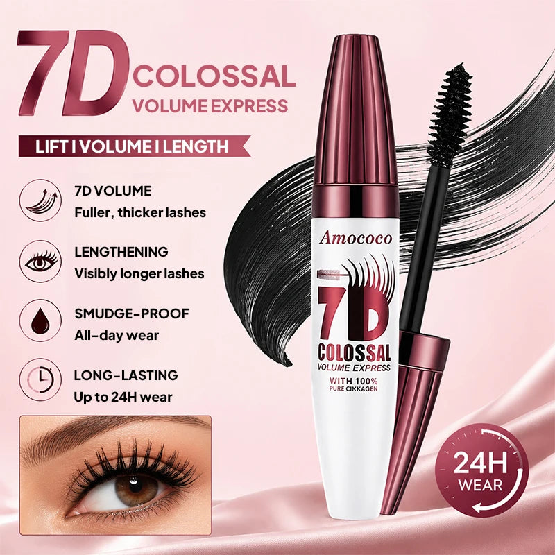 Volumizing & Lengthening Eyelash Mascara Set - Long Lasting, Easy Application for Women