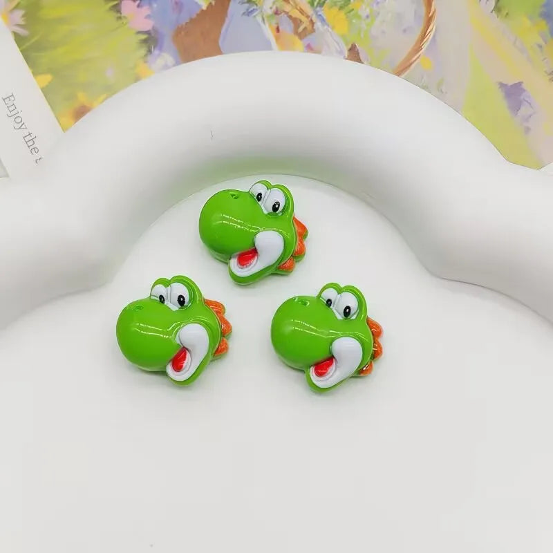 Mini Game Character Nail Charms 20Pcs Resin Figurines for Nail Art DIY Decor