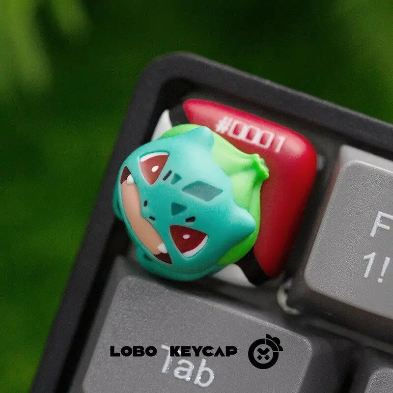 Cute Cartoon Squirtle Psyduck Keycap Set for Mechanical Keyboard - Multiple Colors