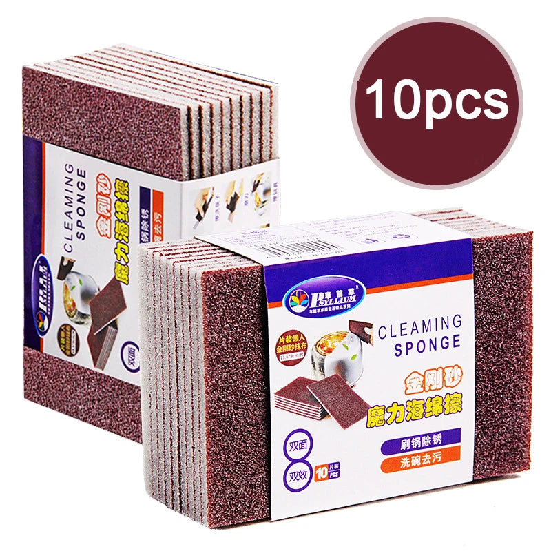 Kitchen Cleaning Sponge - Melamine Eraser for Pots and Utensils - Multi Color