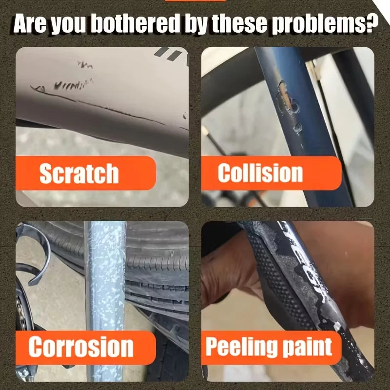 Bicycle Scratch Repair Wax - Metal, Plastic & Ceramic Surfaces, Waterproof & Long-Lasting