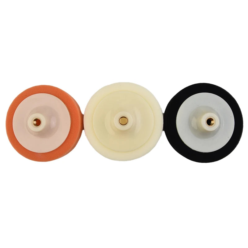 Car Polishing Pad Set 3pcs Sponge Buffing Discs for Auto Scratch Removal