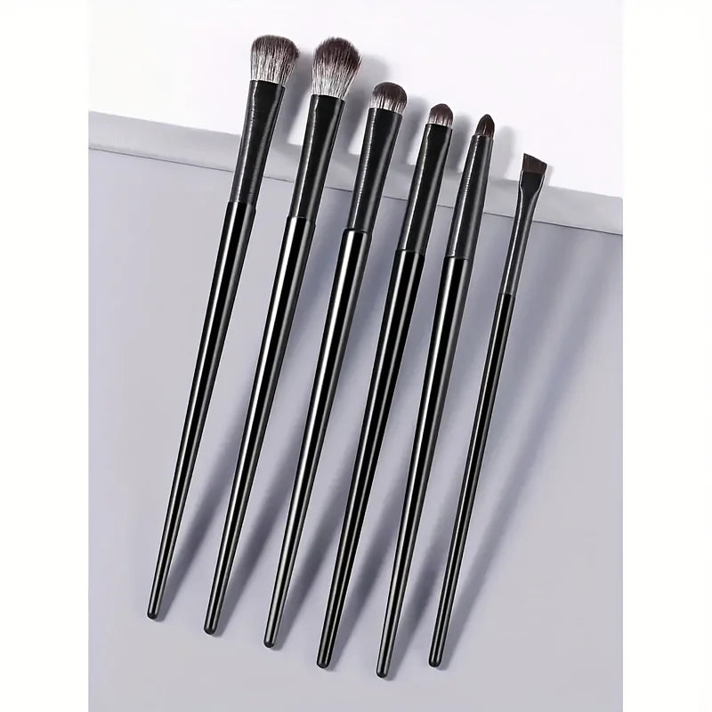 Soft Bristle Eye Makeup Brush Set - Eye Shadow, Blending & Detail Brushes