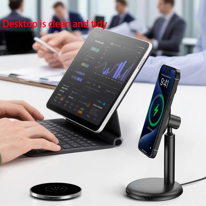 15W Fast Wireless Charger for iPhone Samsung Huawei Magnetic Charging Pad