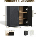 Minimalist Arched Storage Cabinet with Adjustable Shelves for Entryway and Dining Room