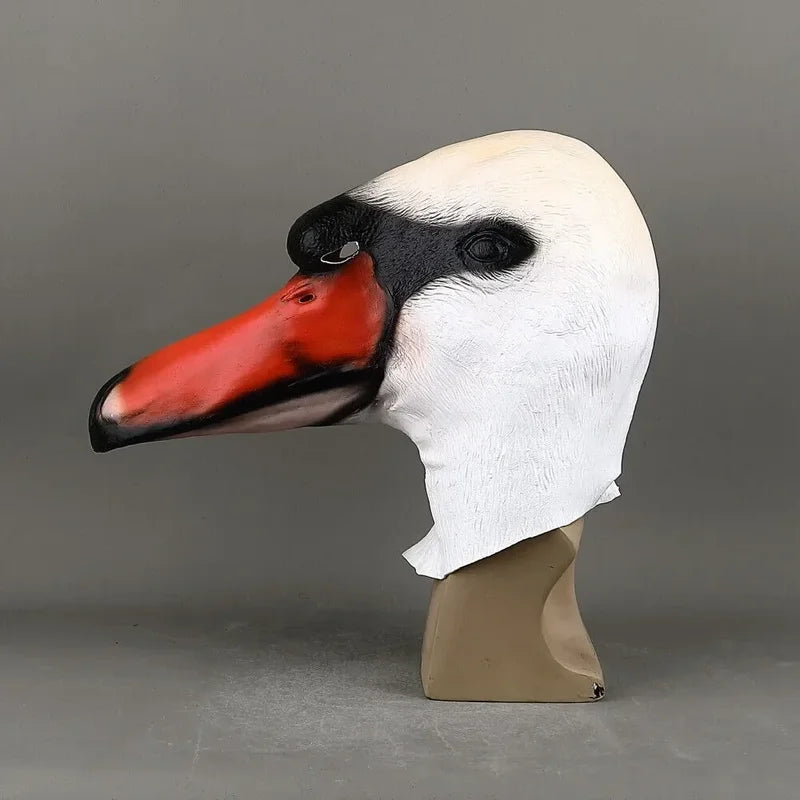 Animal Mask Goose Duck Zoo Animal Costume Mask Latex Props Halloween Cosplay