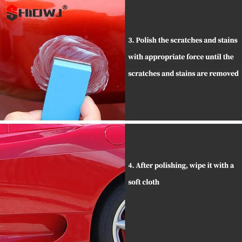 Car Scratch Remover Paste Set - Auto Body Polishing Compound 15g for Paint Care