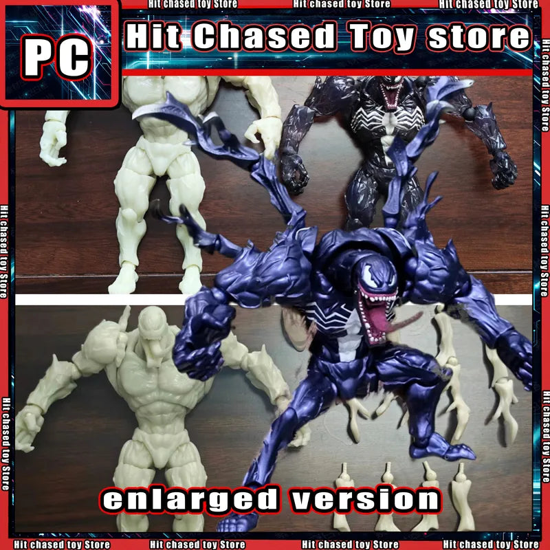 Venom Action Figure - Enlarged Kaiyodo Revoltech Anime Collectible Toy