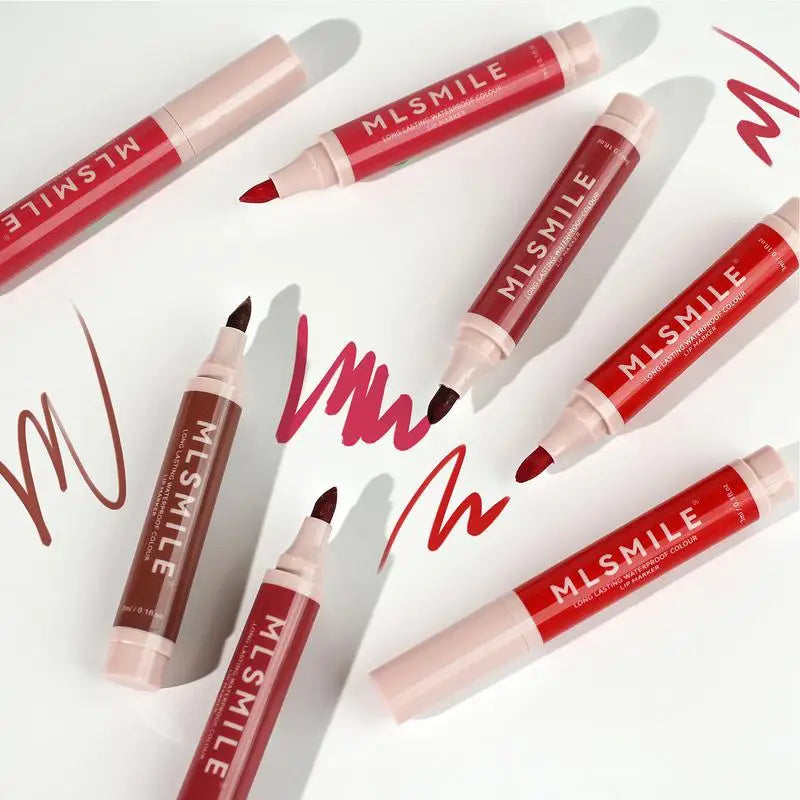 Long Lasting Lip Stain Pen Set - Natural Lip Color & Plumper Finish