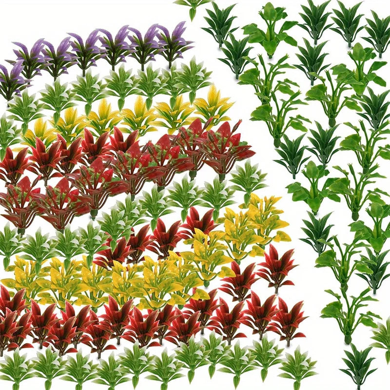 Mini Model Grass Scenery Kit - 80 or 120 Pieces for School Projects & Dioramas