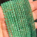 Natural Stone Faceted Beads for Jewelry Making - 2mm 3mm 4mm Spacer Loose Beads
