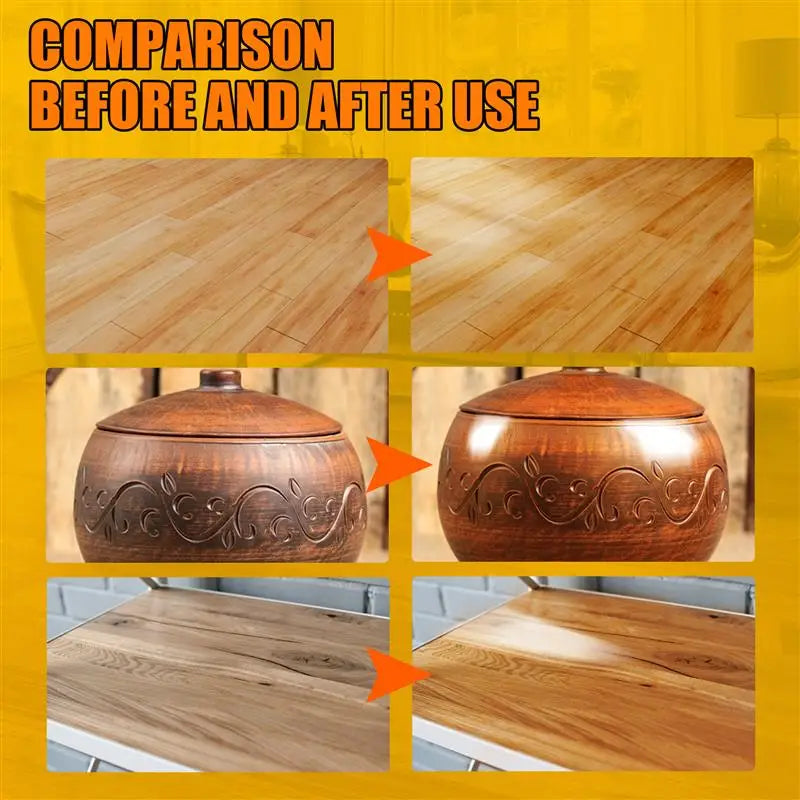 Wood Furniture Polisher Beeswax for Furniture Care & Maintenance - Natural Beeswax Polish