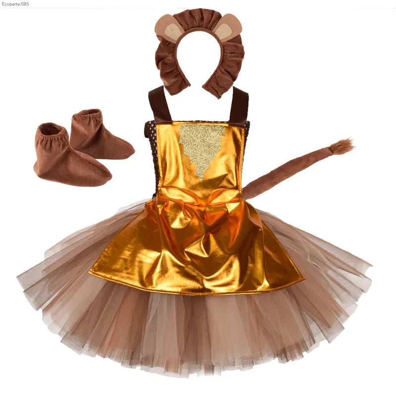 Halloween Wizard of Oz Costume Dress for Girls - Cosplay Party Dress Up Set