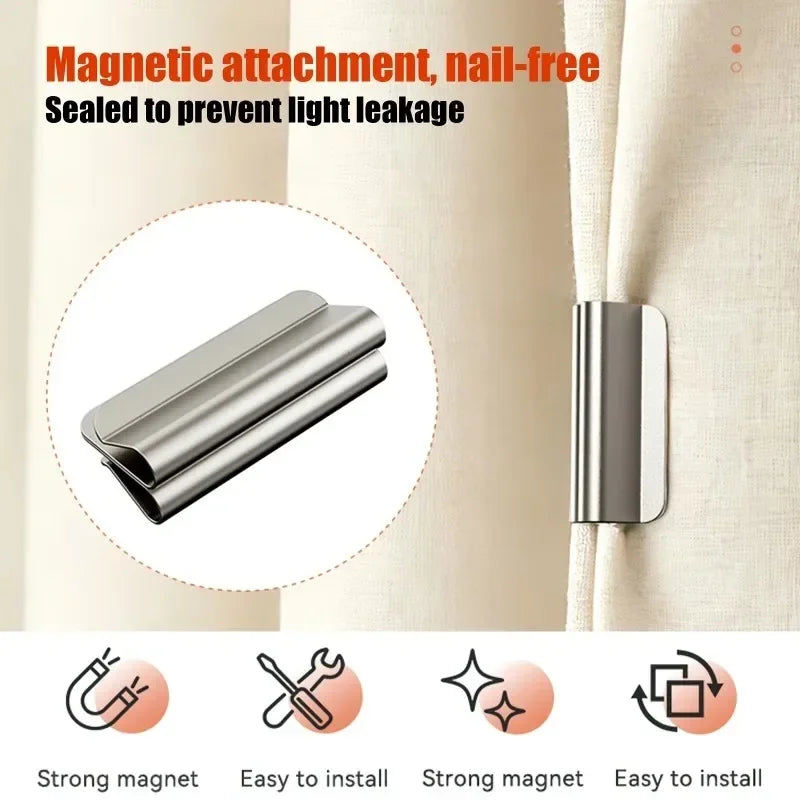 Magnetic Curtain Clips 20/8/2Pcs Blackout Closure Keep Curtains Closed Light Leak Prevention