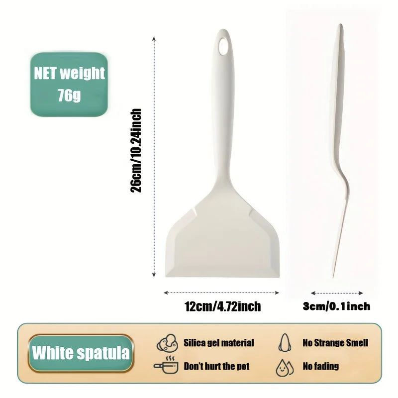 Silicone Tamagoyaki Spatula - Heat-Resistant Non-Stick Egg Turner Kitchen Tool