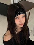 Fashion Knitted Headband with Angel Wings and Diamonds for Summer