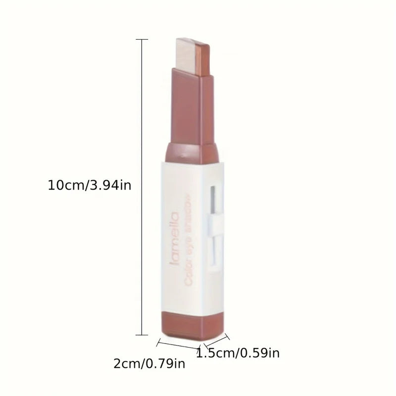 Double Color Eyeshadow Sticks Set - Pearl & Matte Long-Lasting Waterproof