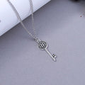 Steampunk Lock Key Pendant Necklace - Retro Gothic Punk Jewelry for Men & Women