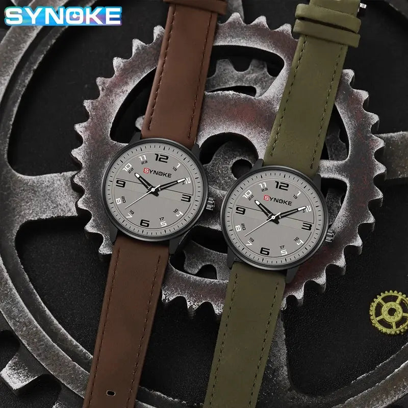 Men's Quartz Watch - Retro Sporty Business Wristwatch for Men