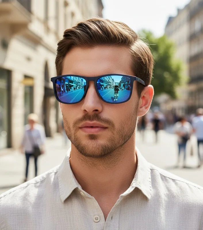 Unisex Square Sunglasses UV Protection Driving Glasses Fashionable Outdoor Eyewear