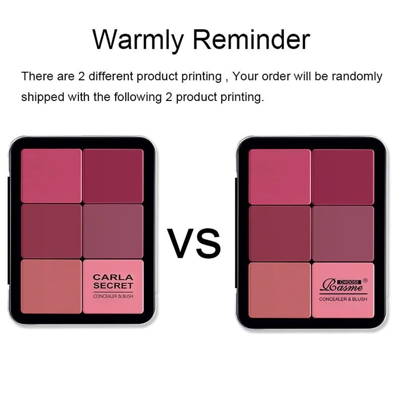 12-Color Concealer Blush Cream Matte Highlight Contour Makeup Palette All-in-One