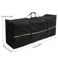 Waterproof Garden Cushion Storage Bag with Handles - Outdoor Storage Organizer