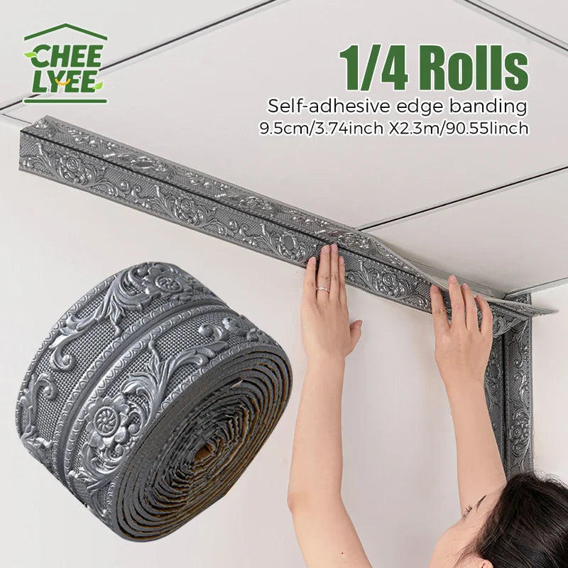 Self-Adhesive Edge Banding Strip for Corners and Surfaces – 8mm Thick Foam Trim