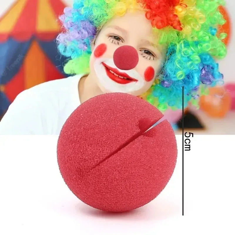 Foam Clown Noses for Parties Halloween Cosplay Circus Props 5-200pcs