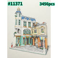 Modular Building Blocks City Architecture Set for Kids & Adults - European Shopping Street Model