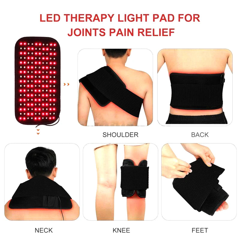 Infrared LED Light Therapy Device for Face and Body Pain Relief, Collagen Boosting & Skin Rejuvenation