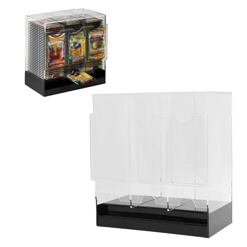 Acrylic Card Display Holder Organizer for Trading & Sports Cards - 3 Slots