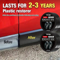 Universal Rubber Renewal Wax - Long-Lasting Black Car & Leather Coating Restoration