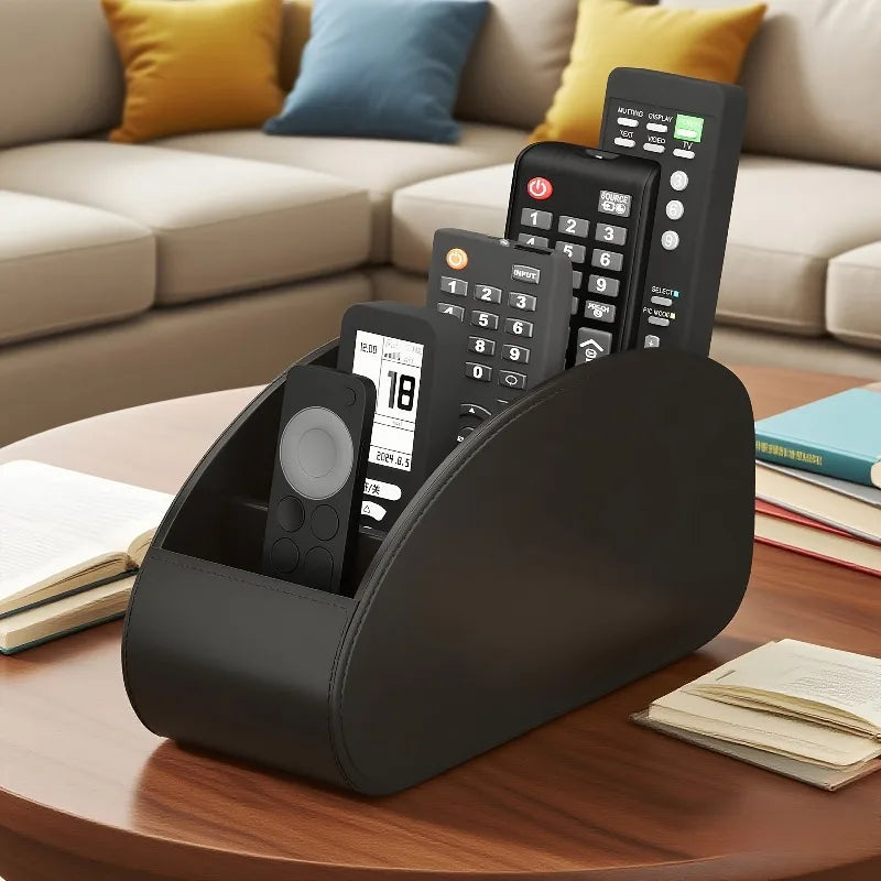 Remote Control Holder Tray Organizer for TV, Media Devices & Bedside - Space Saving