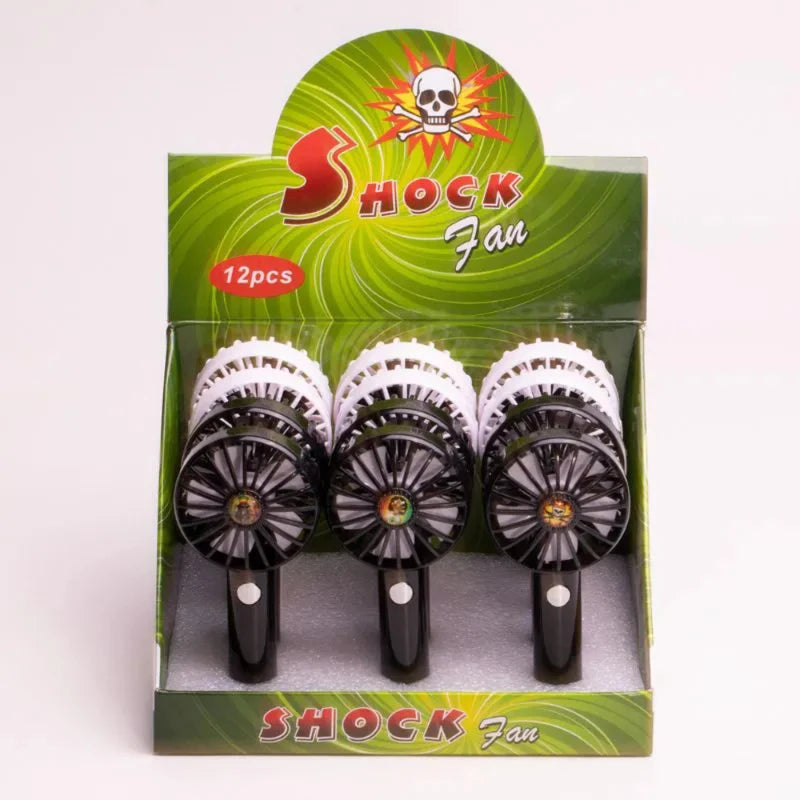 Prank Handheld Fan with Electric Shock - Kids Safe Room Decor & Gag Gift