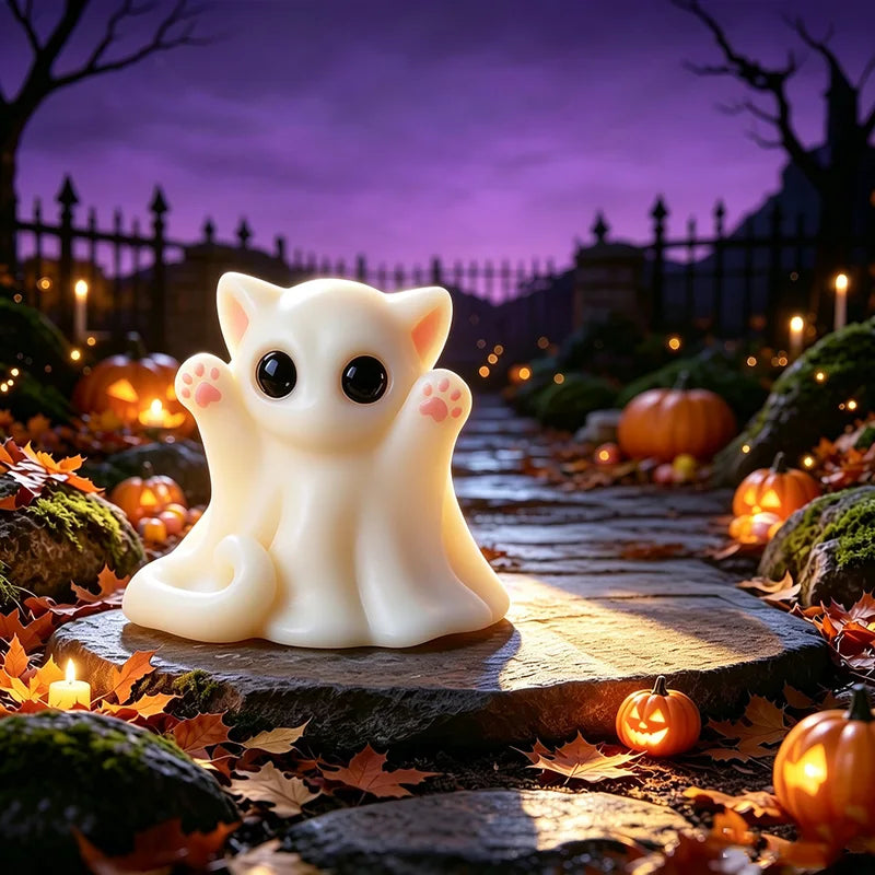Halloween Ghost Silicone Mold for Candles Resin Party Decor - Pack of 2