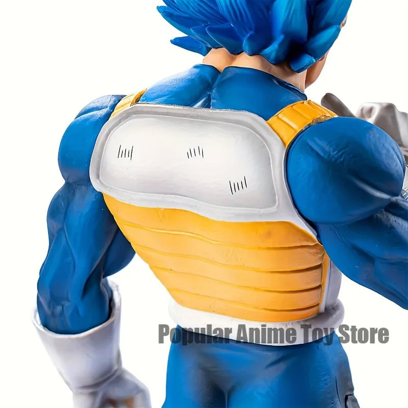 Anime Vegeta Action Figure - Super Saiyan Blue PVC Collectible Toy - 11in/28cm