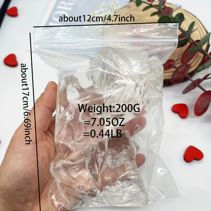Transparent Candle Wax for DIY Candle Making - 100G/200G Crystal Melts