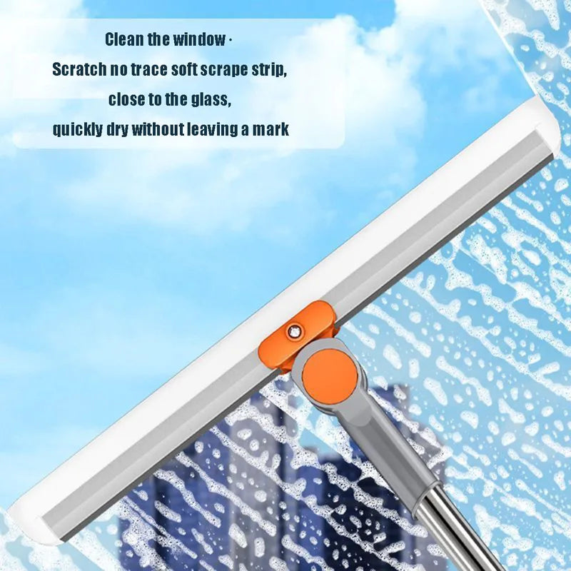 Silicone Glass and Floor Wiper Scraper Set for Household Cleaning