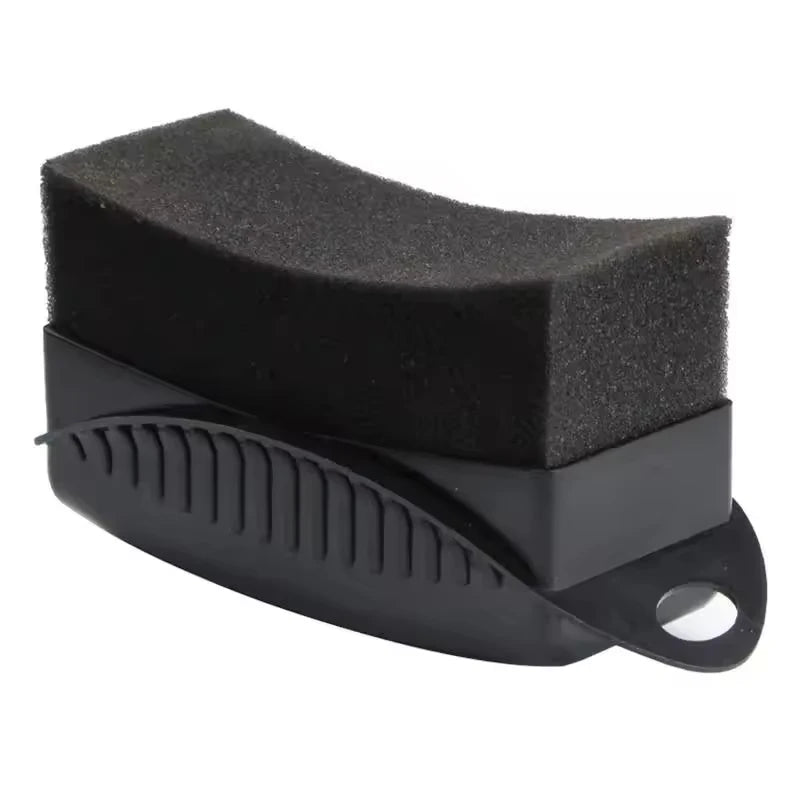Car Wheel Polishing & Tire Cleaning Sponge with Cover - Reusable Foam Applicator Pads