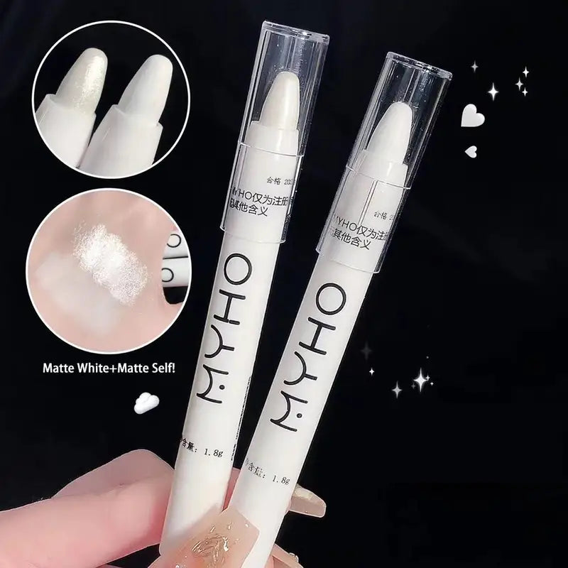 Multicolor Glitter Eyeshadow Stick - Long-Lasting, Crease-Resistant Makeup