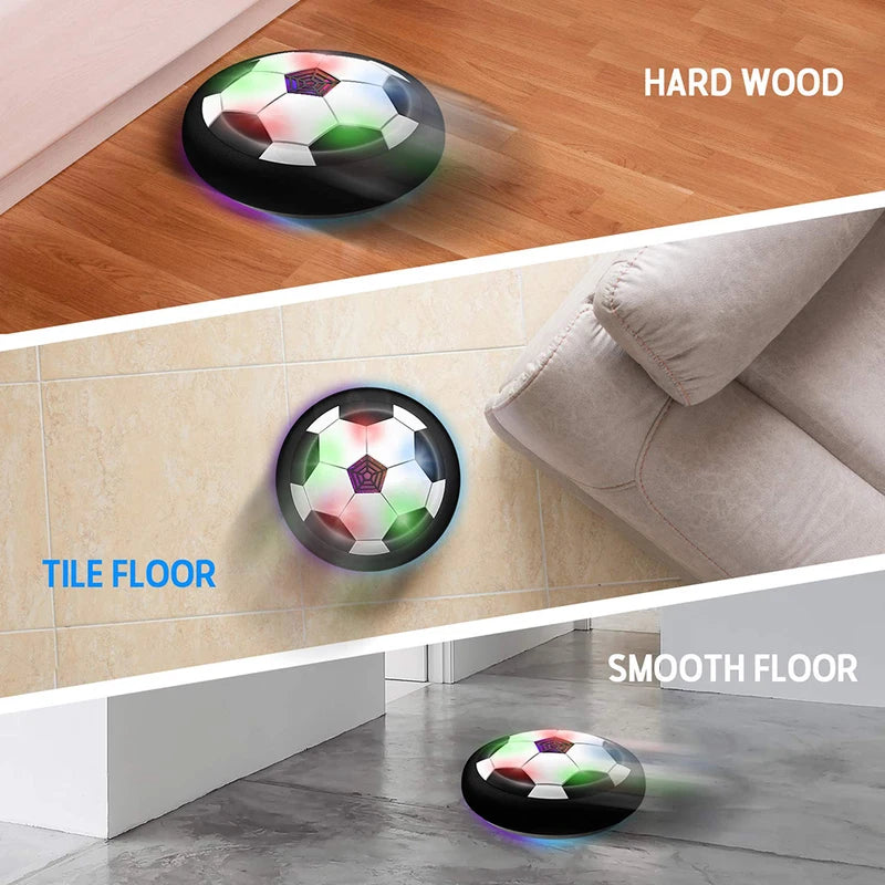 Hover Soccer Ball Toys for Kids with LED Light - Floating Indoor/Outdoor Football
