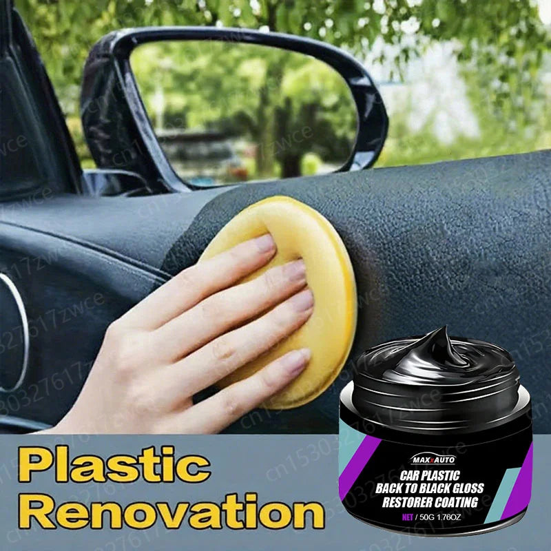 Car Plastic & Panel Repair Wax Polish - Long-Lasting Shine & Protection