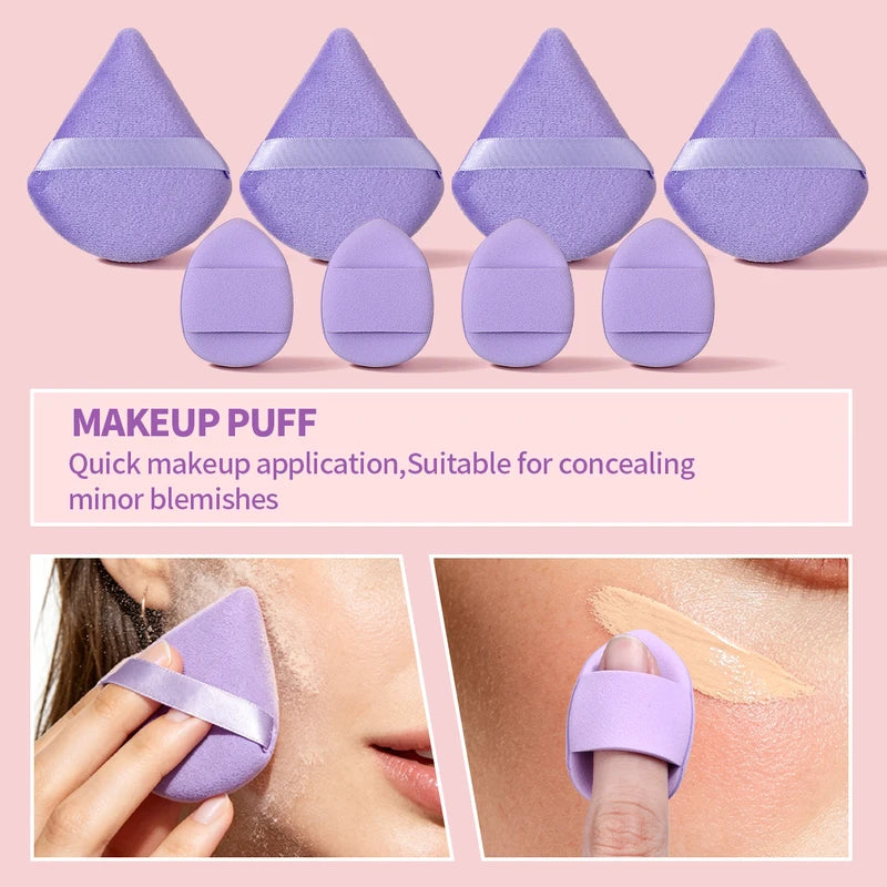 20PCS Makeup & Skincare Tool Set with Sponges Headbands and Wristbands - Flawless Base
