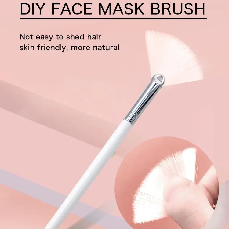 DIY Face Mask Brush Set - Soft Applicator Brushes for Facial Masks & Makeup