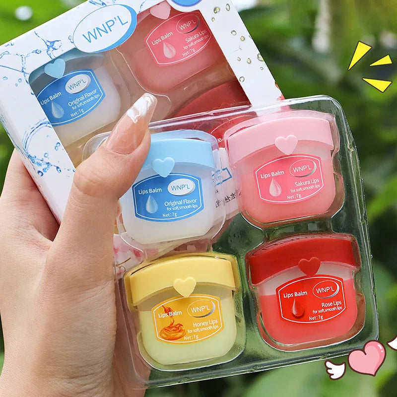 Moisturizing Lip Balm Set - Natural Plant-Based Lip Care, Multiple Sizes