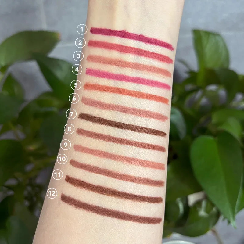 Waterproof Vegan Lip Liner - Long Lasting Matte Lip Makeup with Custom Logo