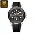 Men's Luxury Waterproof Stainless Steel Quartz Watch with Luminous Dial