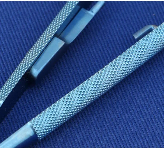 Microsurgical Instruments Titanium Alloy Lock Needle Holder - Straight & Elbow Types